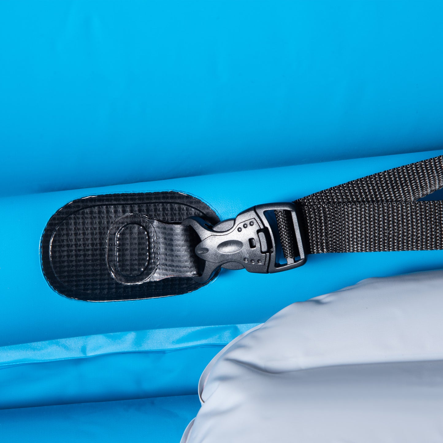 Outsunny Inflatable Kayak 2-Person Inflatable Boat Canoe Set w/ Air Pump, Aluminium Oars, Blue, 330x105x50cm