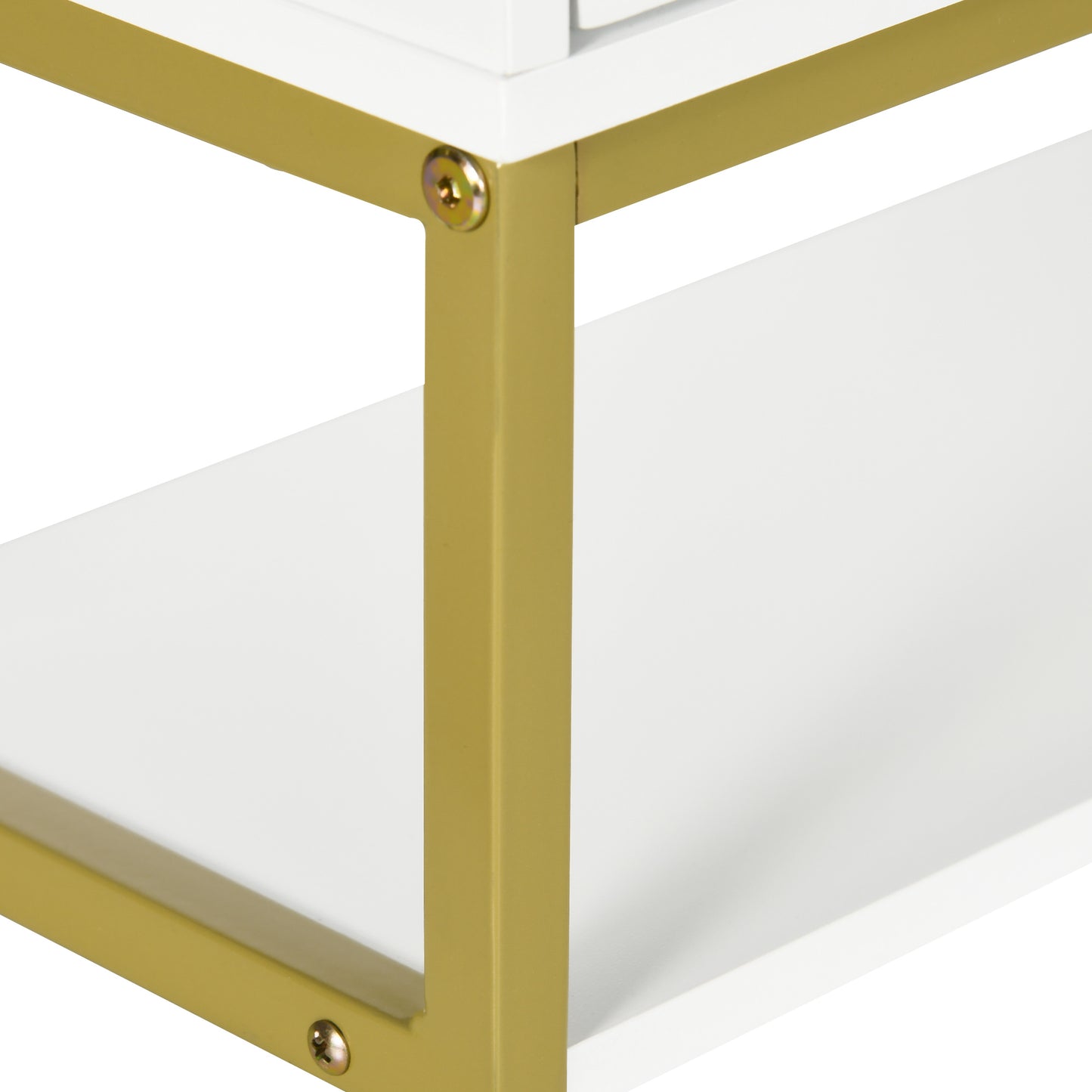 Kleankin Bathroom Wall Cabinet, Over Toilet Storage Cabinet with Door and Storage Shelves for Hallway, Living Room, White