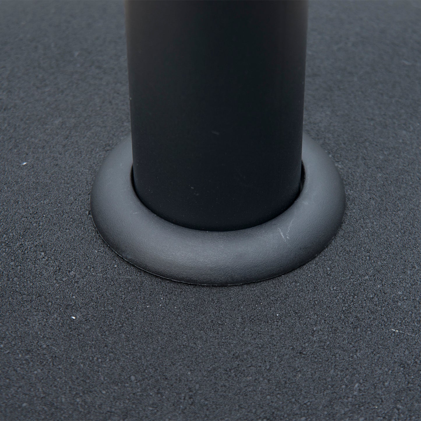 Outsunny 25kgs Round Umbrella Base Concrete Parasol Weight Stand Patio Outdoor Black Dia 50cm