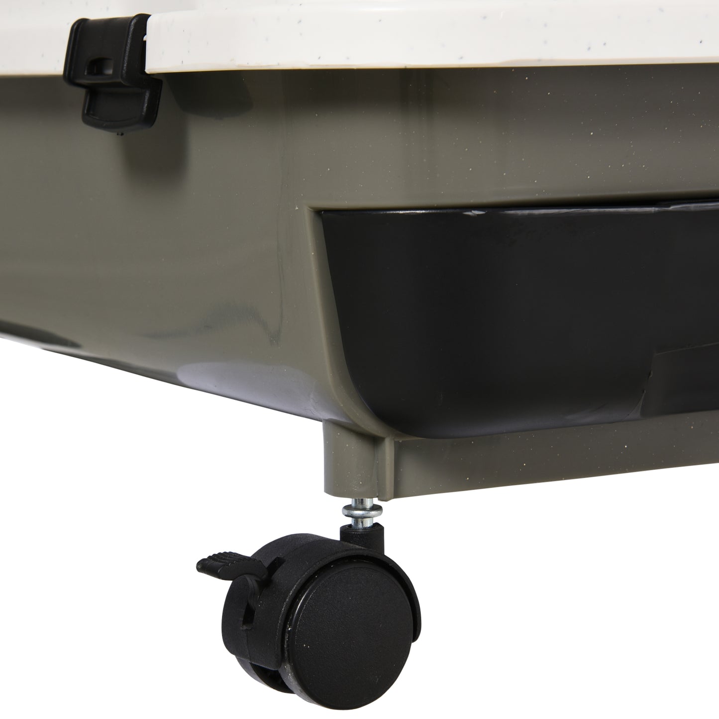 PawHut Small Animal Steel Wire Rabbit Cage Pet Play House W/ Waste Tray Black