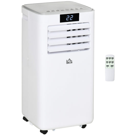 Mobile Air Conditioner Portable AC Unit for Cooling Dehumidifying Ventilating with Remote Controller, LED Display White 10000 BTU