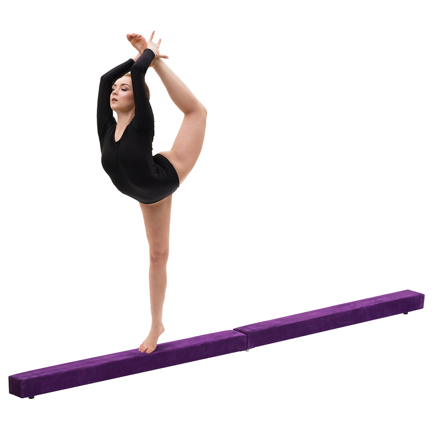 Balance Beam Trainer, 2.4 Metre Purple