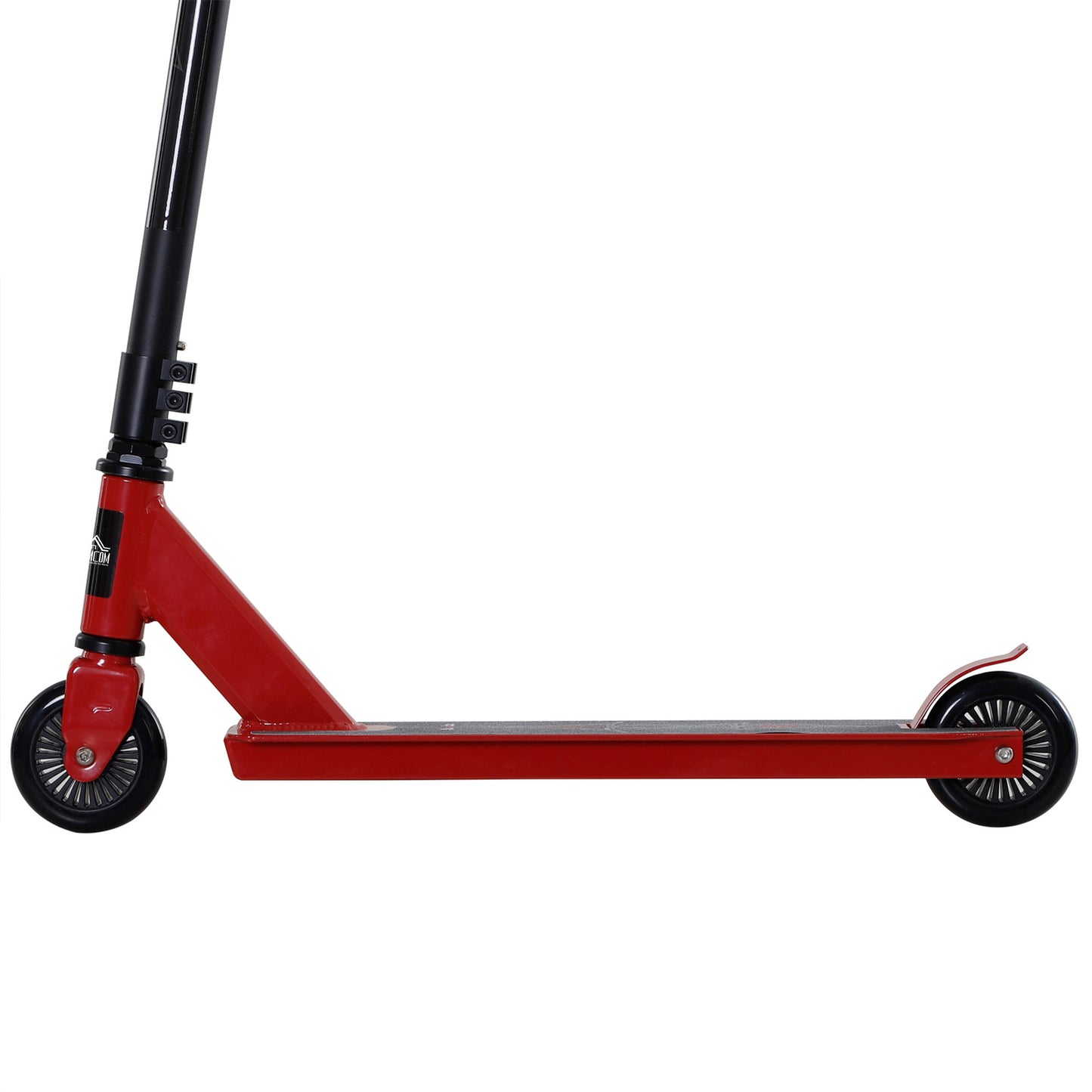 Teens Adult Street Stunt Kick Scooter Intermediate and Beginner Freestyle Tricks Scooters For 14+ w/ Rear φ10cm Wheel&Brake - Red