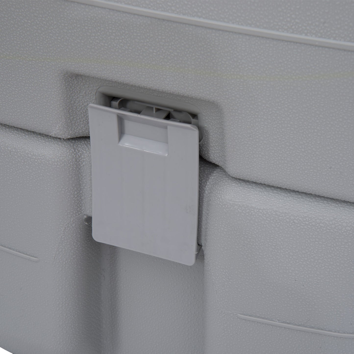 Outsunny Portable Travel Mobile Toilet Outdoor Camping Handle WC Grey