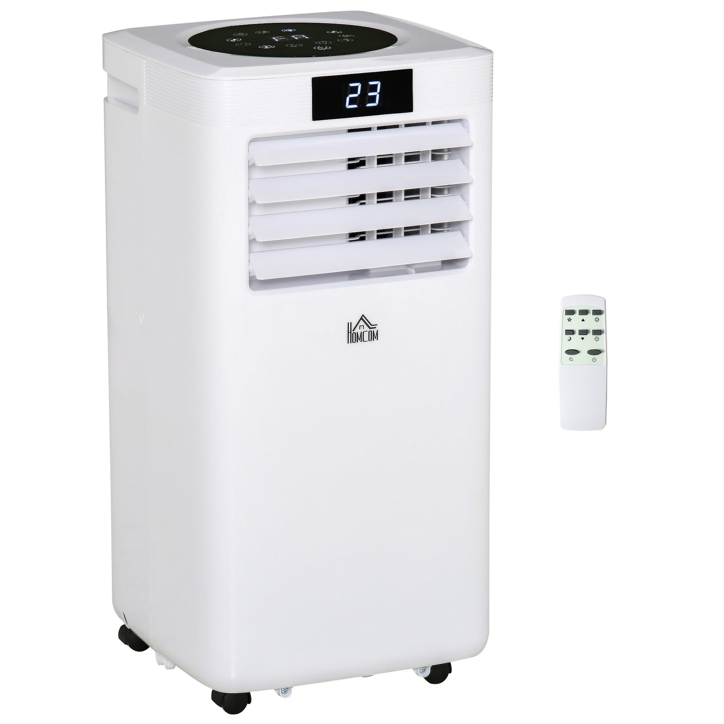 Air Conditioner Portable AC Unit for Cooling Dehumidifying Ventilating with Remote Controller, LED Display, Timer, for Bedroom, White 10000 BTU