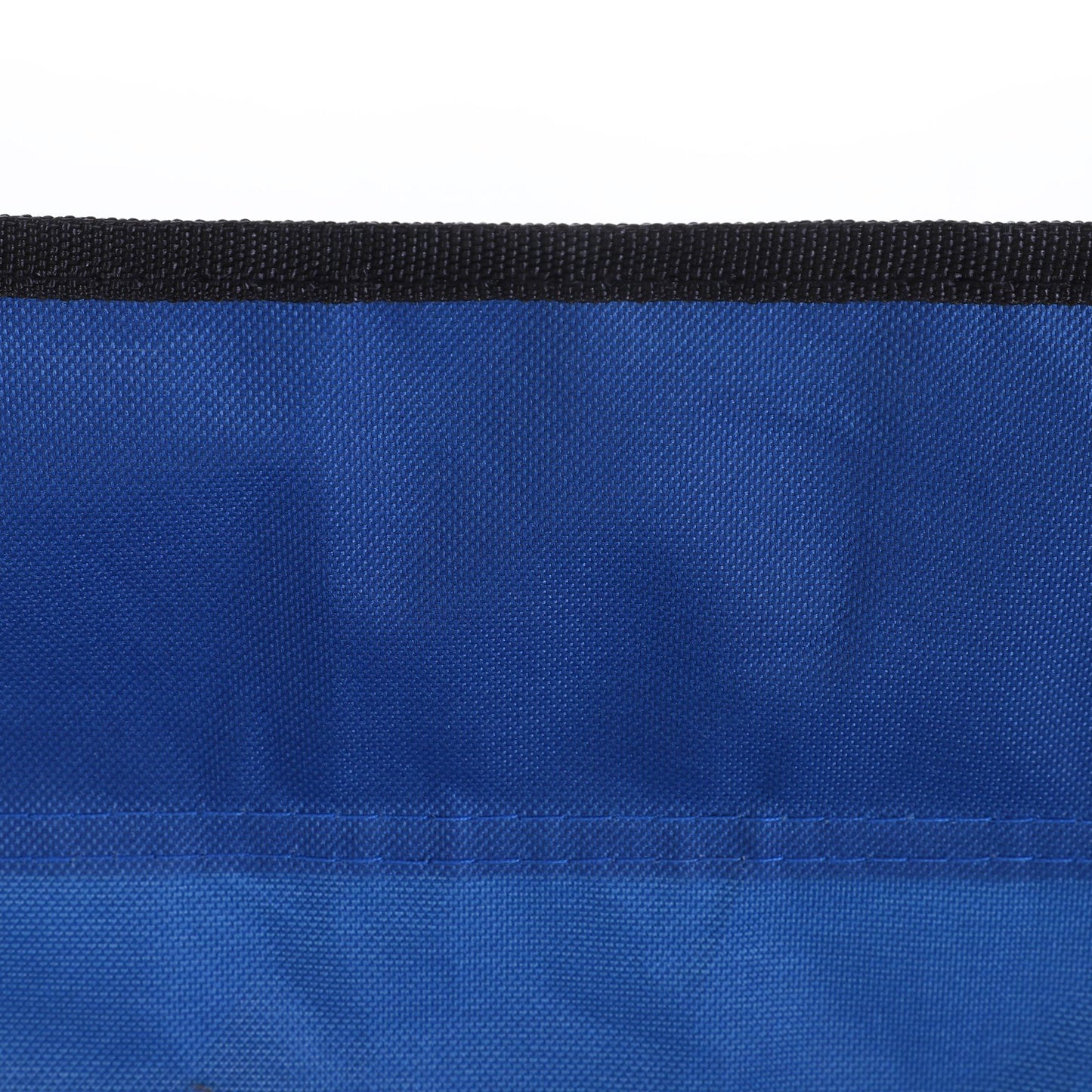 Outsunny Team Substitute Bench 6-Seater Folding Steel Camping Bench w/ Cooler Bag Blue