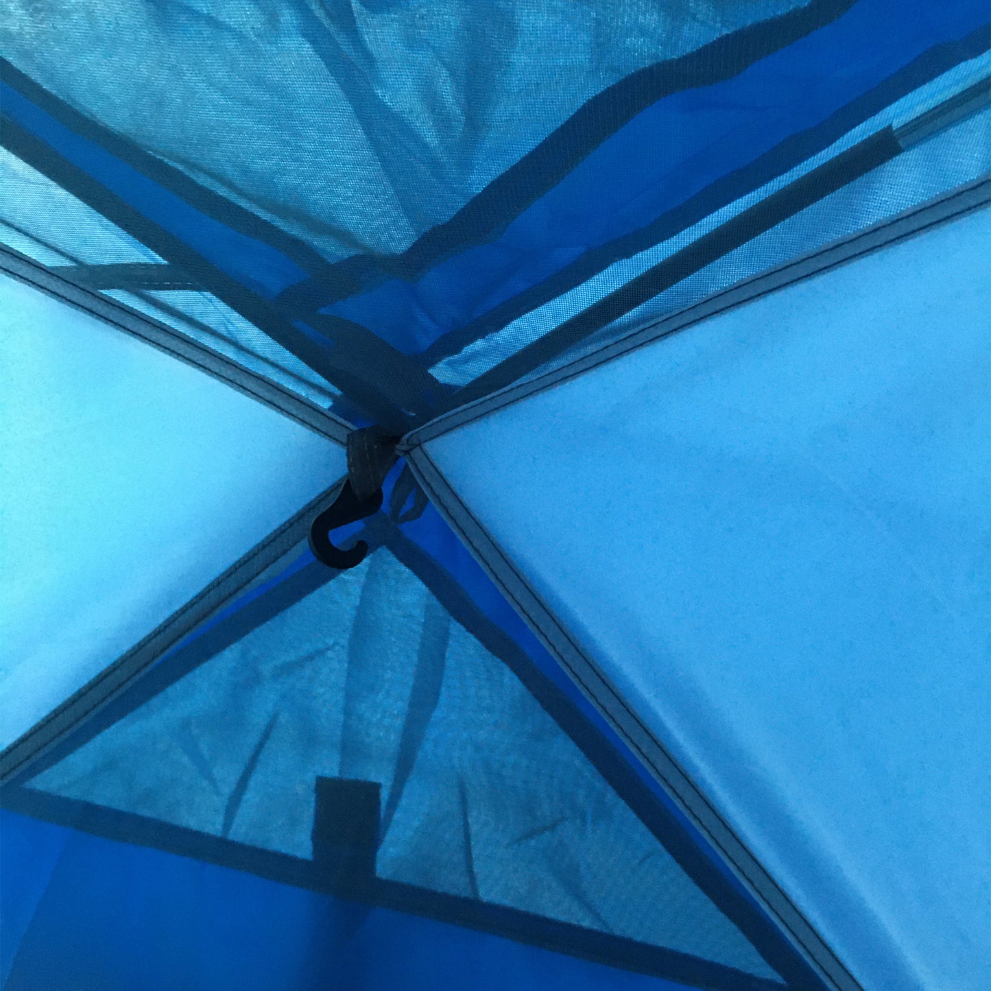 Outsunny Dome Tent for 2 Person Camping Tent with Large Windows, Waterproof Blue and Grey