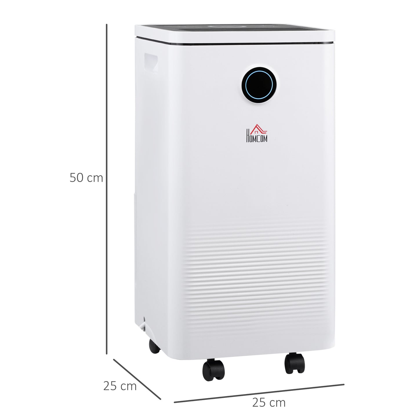 2500ML Portable Quiet Dehumidifier with WiFi Smart App Control, Electric Moisture Air Dehumidifier for Home Laundry Basement 10L/Day