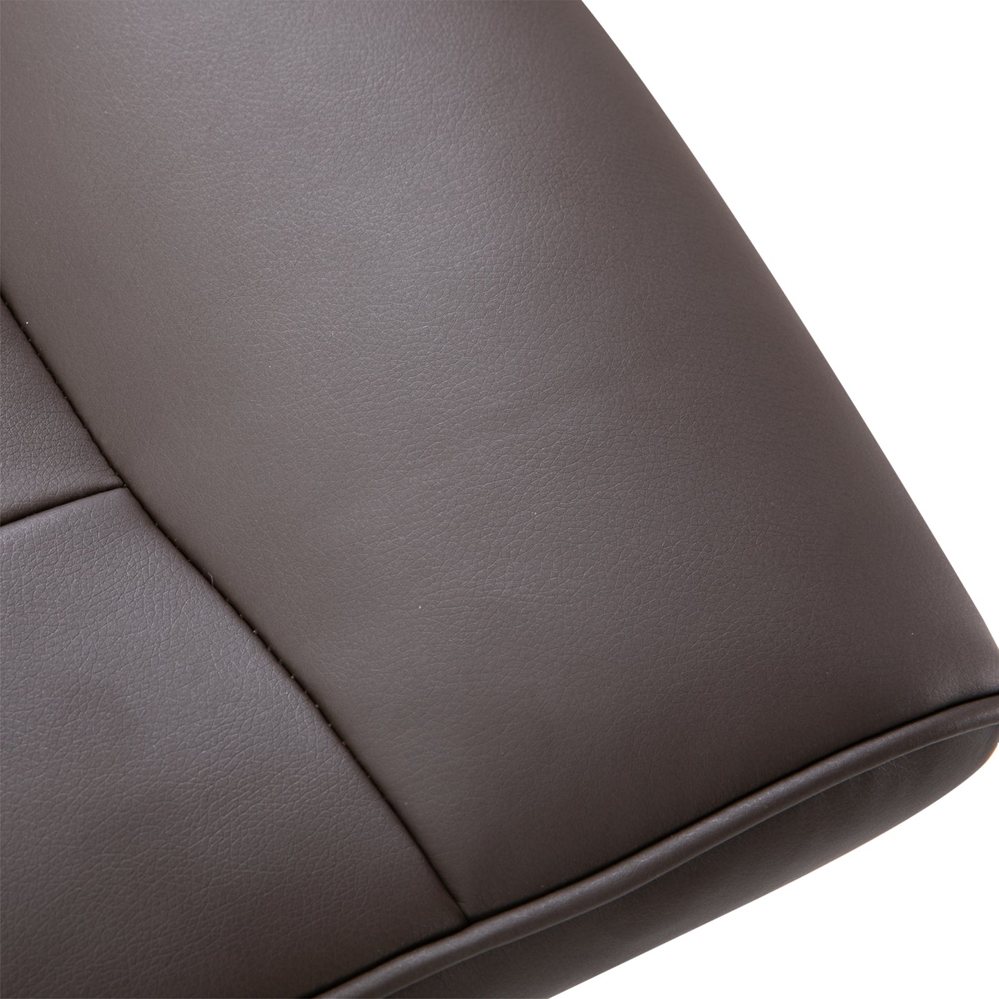 Luxury Executive Recliner Chair High Back and Footstool Armchair Lounge Seat Brown