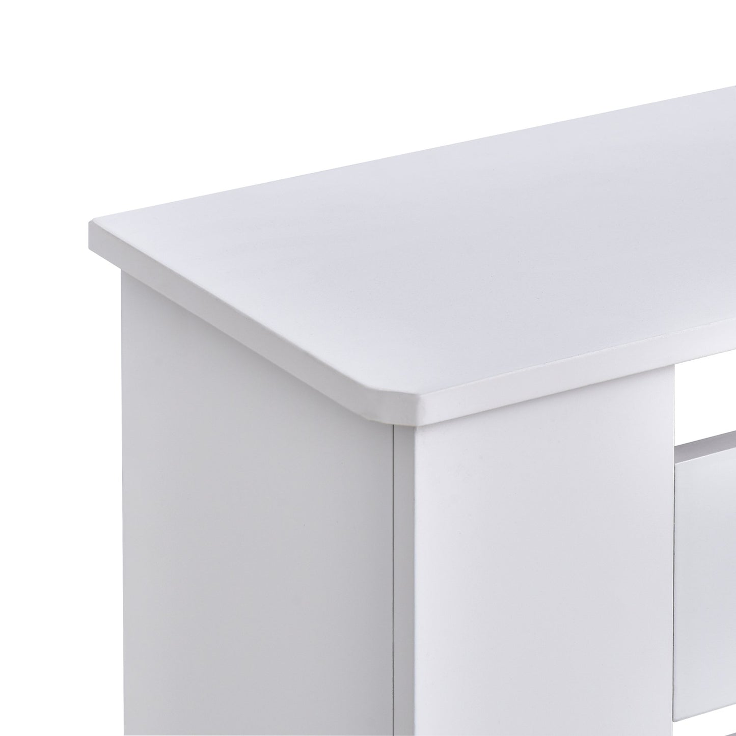 152L x 19W x 81H cm MDF Radiator Cover-White
