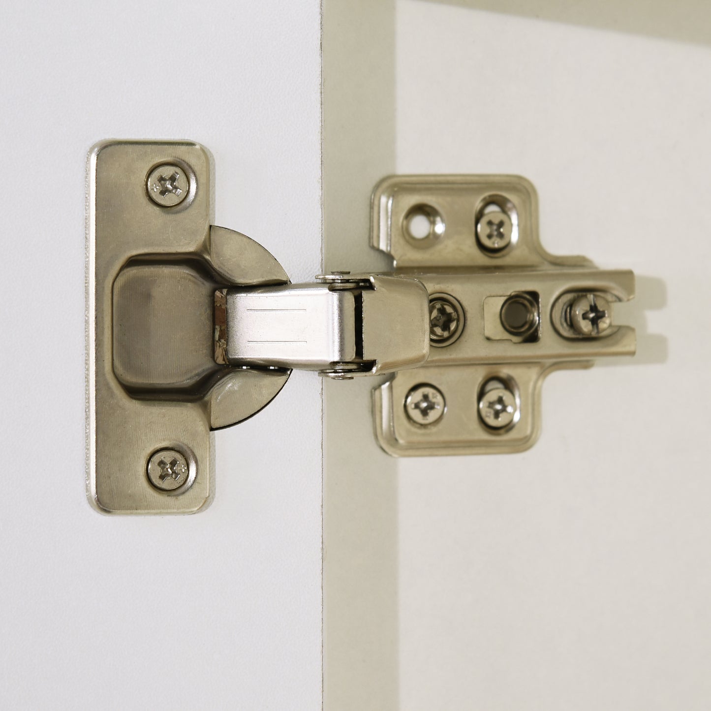 Kleankin Tall Bathroom Cabinet with Adjustable Shelves, 5-Tier Modern Freestanding Tallboy with Storage Cabinets, White