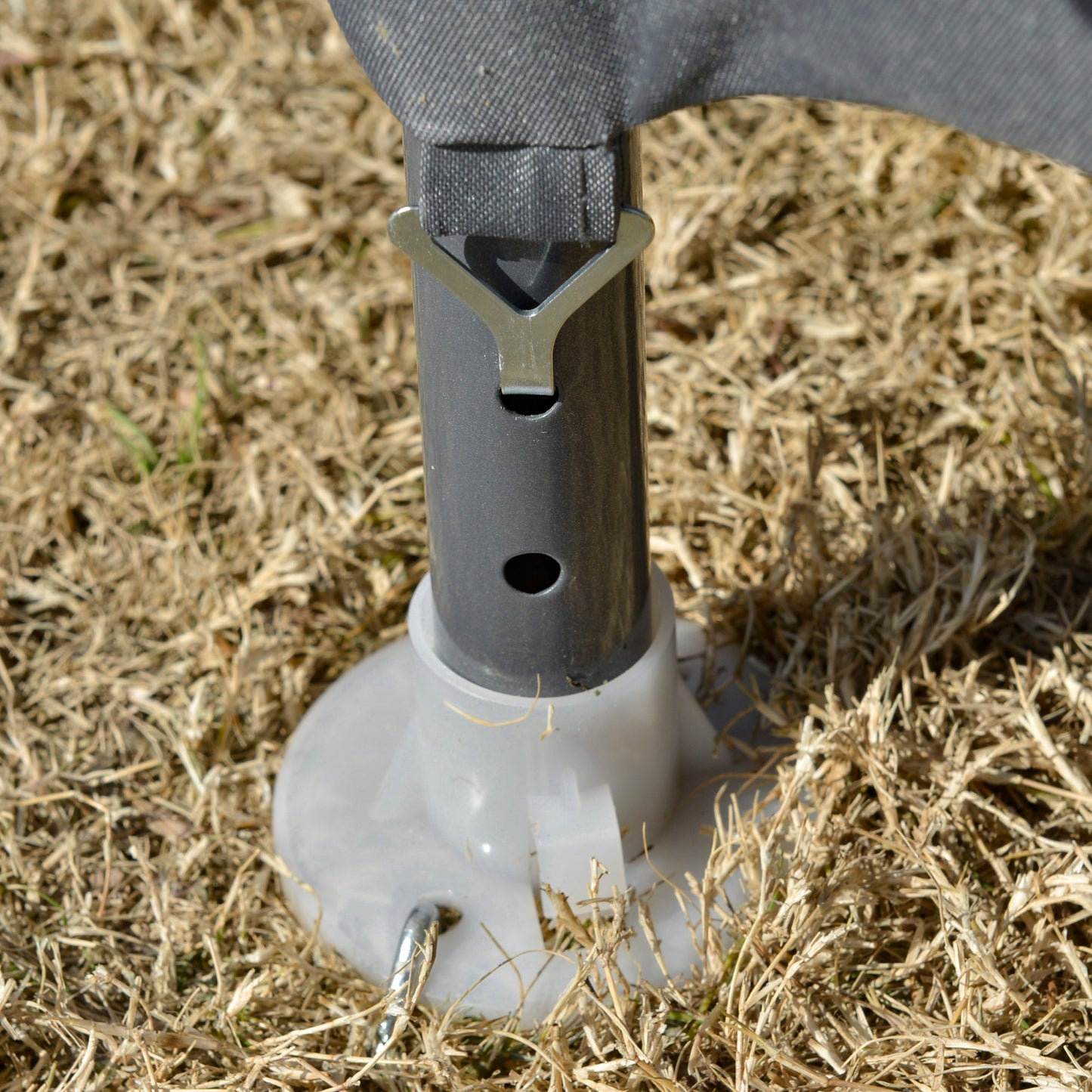 Outsunny 4M Canopy Rentals, Netting Party Tent Patio Canopy Outdoor Event Shelter for Activities, Shade Resistant, Grey