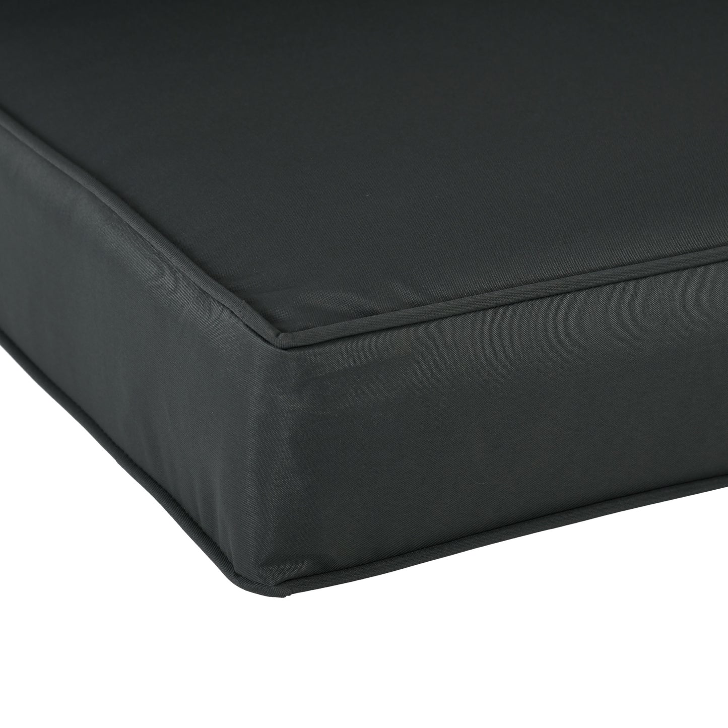 Outsunny 3-Piece Back and Seat Cushion Pillows Replacement, Patio Chair Cushions Set for Indoor Outdoor, Charcoal Grey