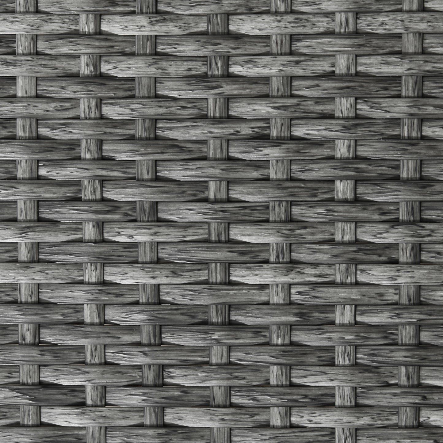 Outsunny Outdoor Foldable 3 Piece Garden Furniture Set, PE Rattan Bistro For 2 Garden, Balcony Table And Chairs - Grey