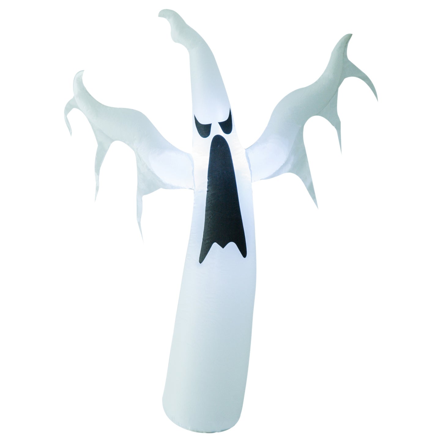 Scary Ghost Inflatable Halloween Scary Ghost Outdoor Decoration with LED Lights 1.2M