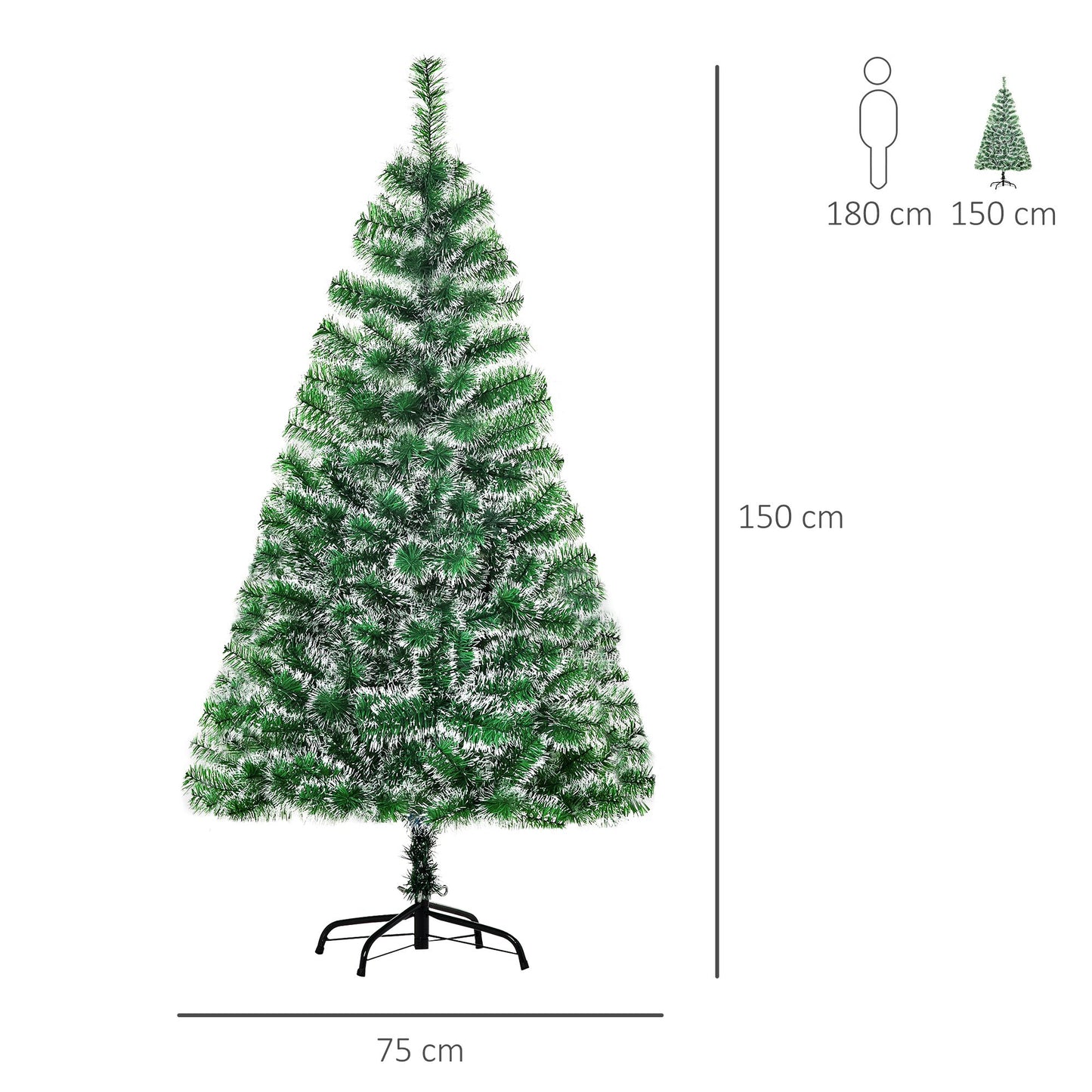Artificial Christmas Tree, 1.5M-Green