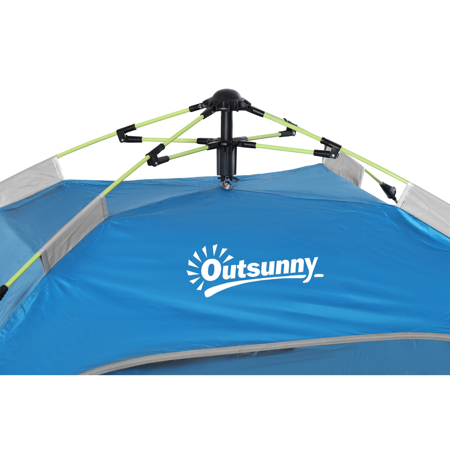Outsunny Pop-up Beach Tent Sun Shade Shelter for 1-2 Person UV Protection Waterproof with Ventilating Mesh Windows Carrying Bag