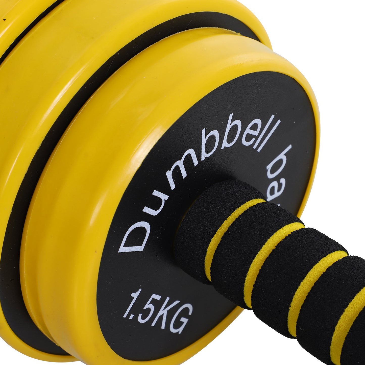25KGS Dumbbell & Barbell Adjustable Set Plate Bar Clamp Rod Home Gym Sports Area Exercise Ergonomic