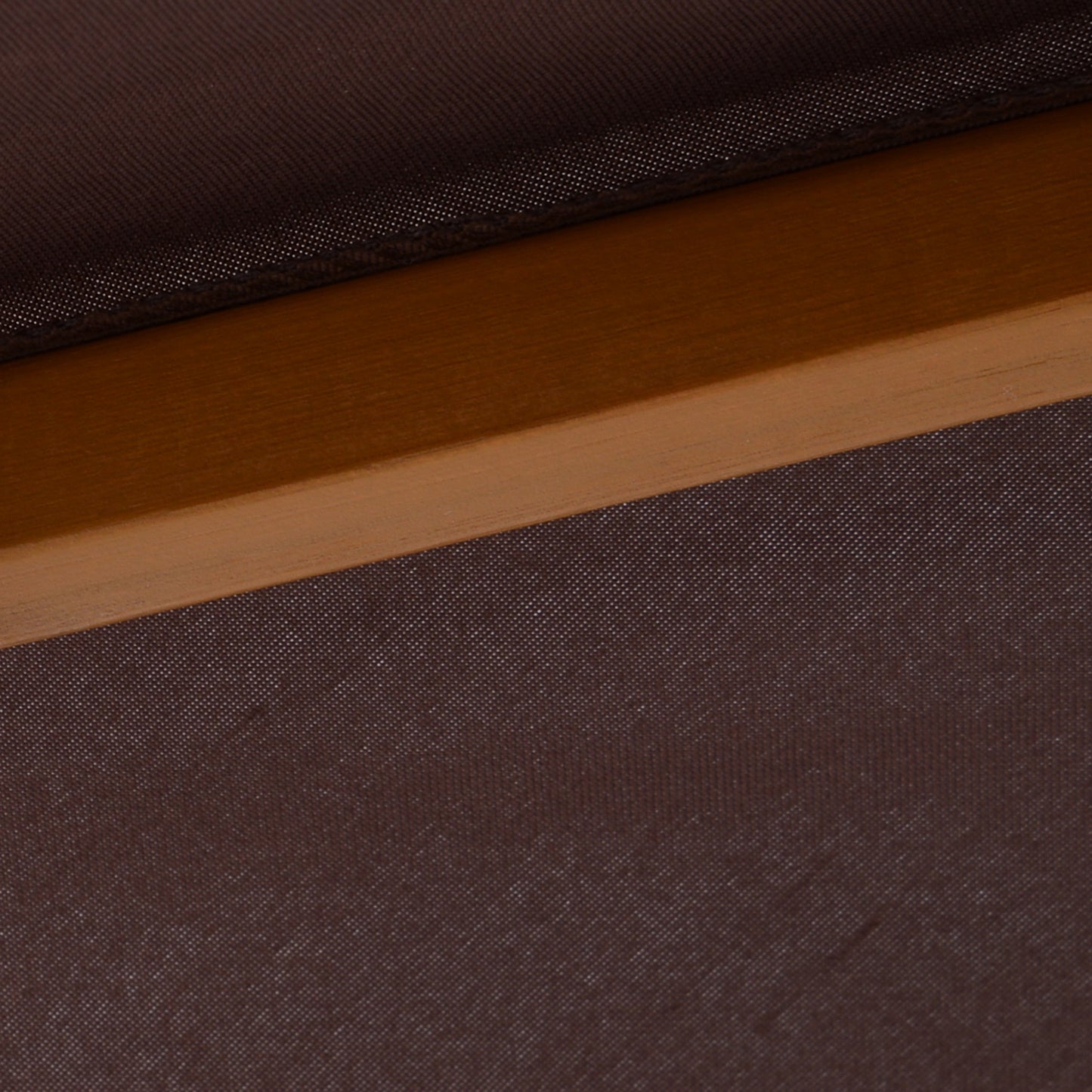 Outsunny 2.5m Wood Wooden Garden Parasol Sun Shade Patio Outdoor Umbrella Canopy -Coffee