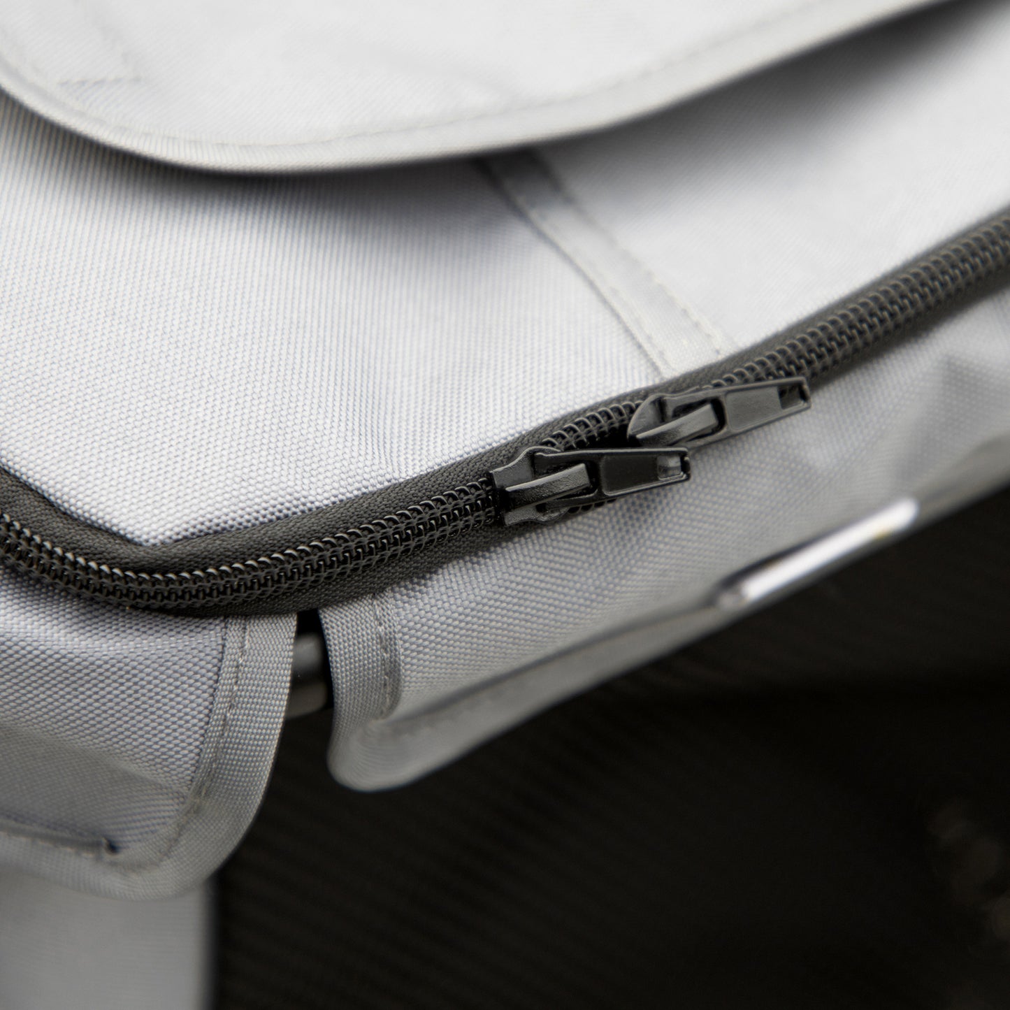 PawHut Foldable Pet Stroller One Click Dog Pushchair Cat Travel Carriage w/ EVA Wheels, Mesh Windows for Small Pets, Grey