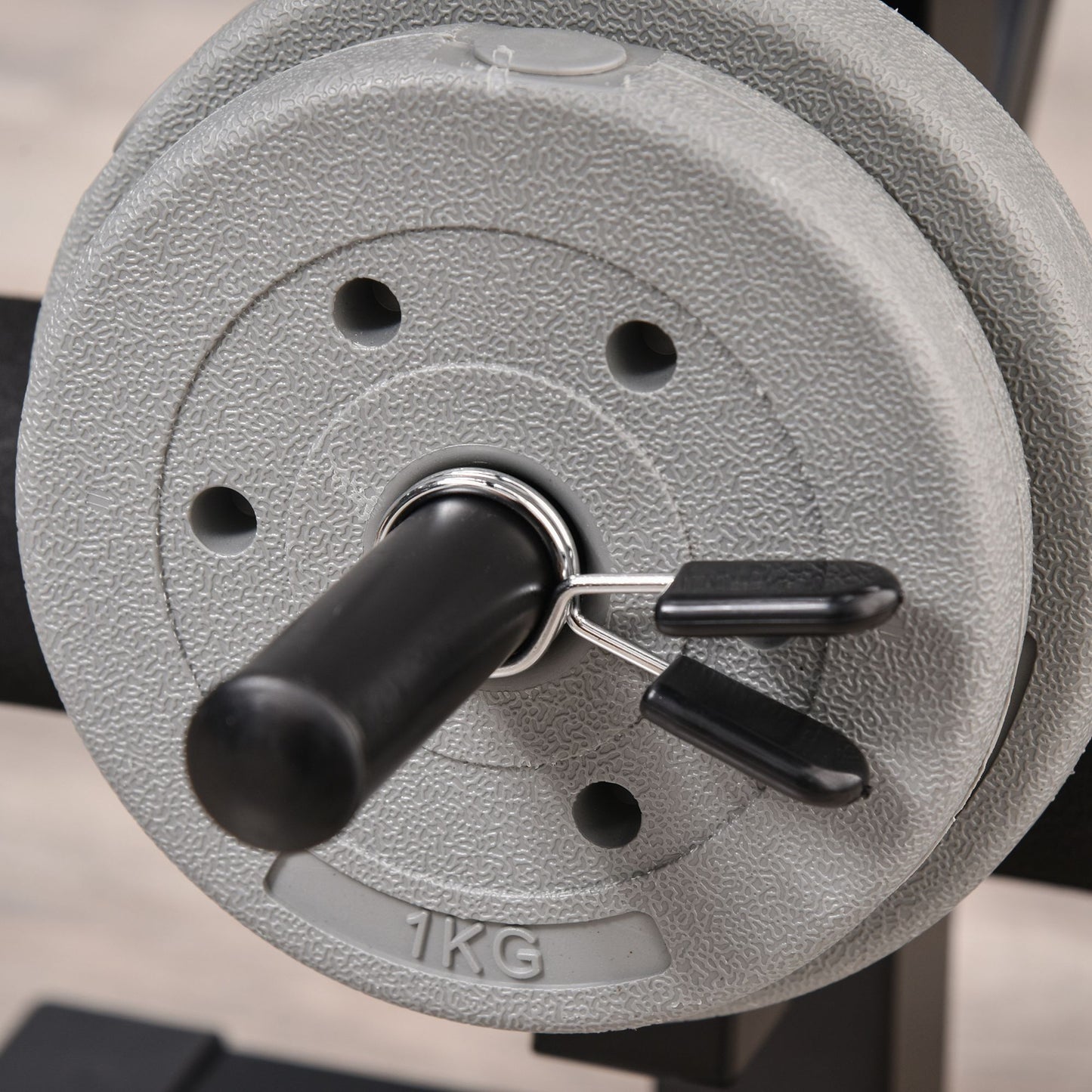 Weight Bench with Leg Developer Barbell Rack for Weight Lifting and Strength Training Multifunctional Workout Station