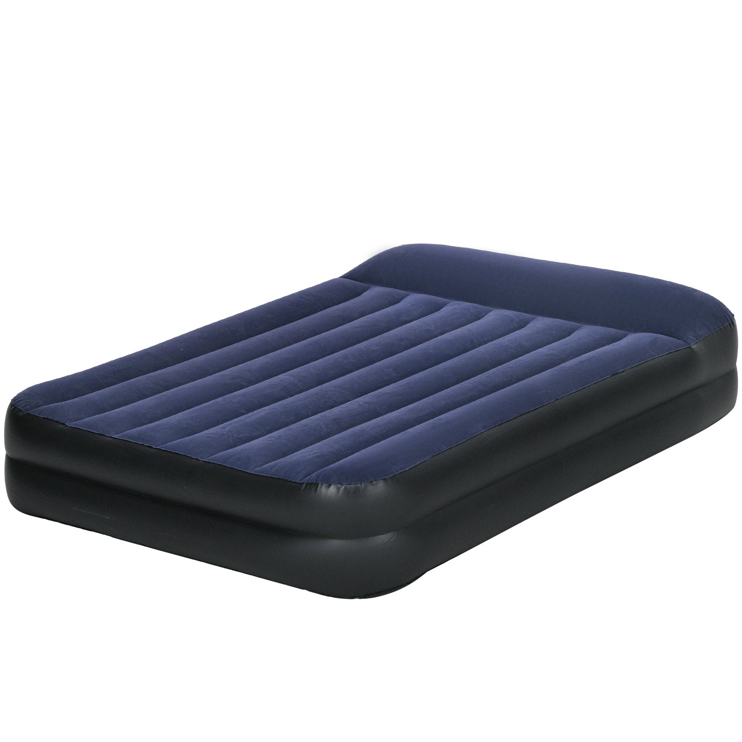 Outsunny Queen Air Bed with Built-in Electric Pump and Integrated Pillow
