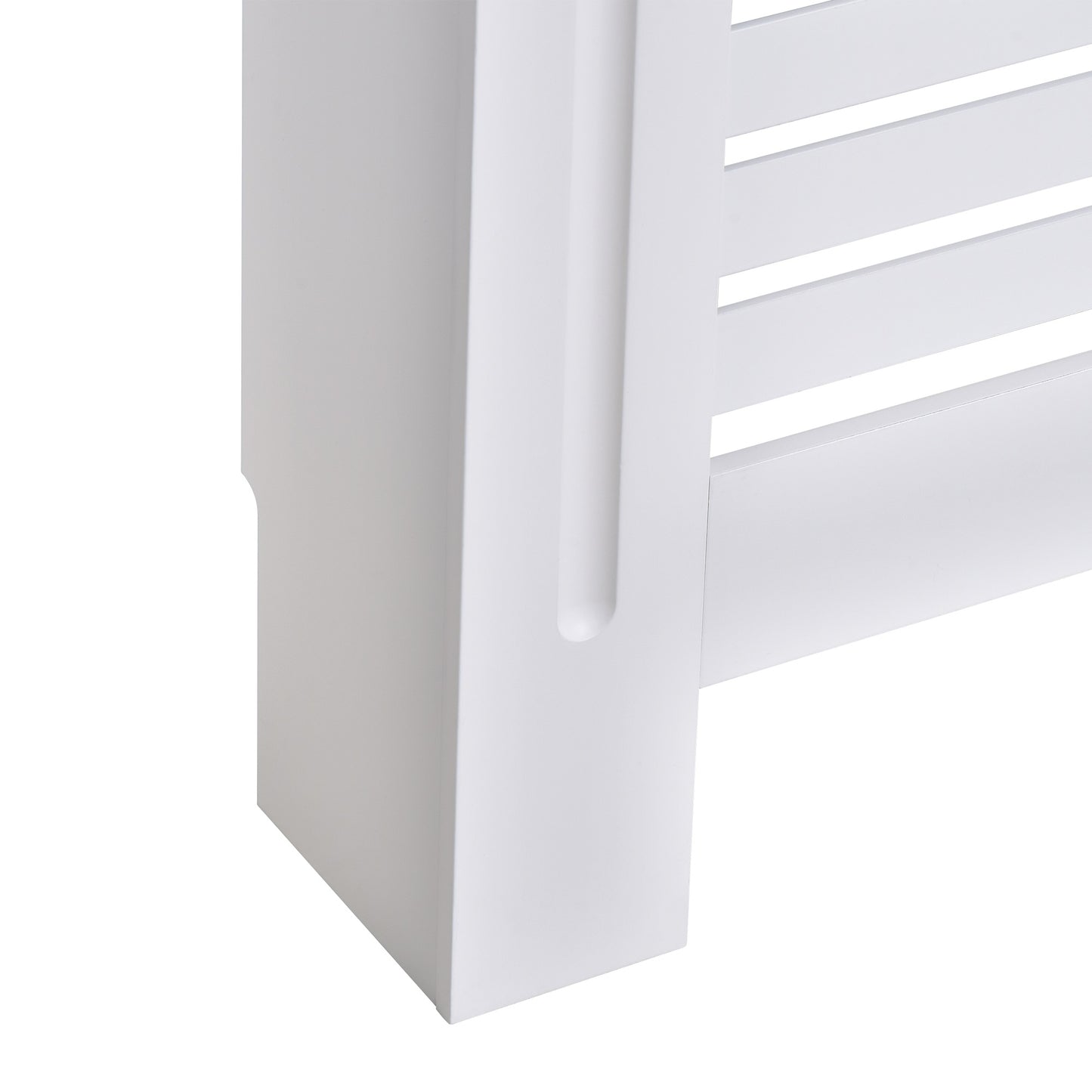 152L x 19W x 81H cm MDF Radiator Cover-White
