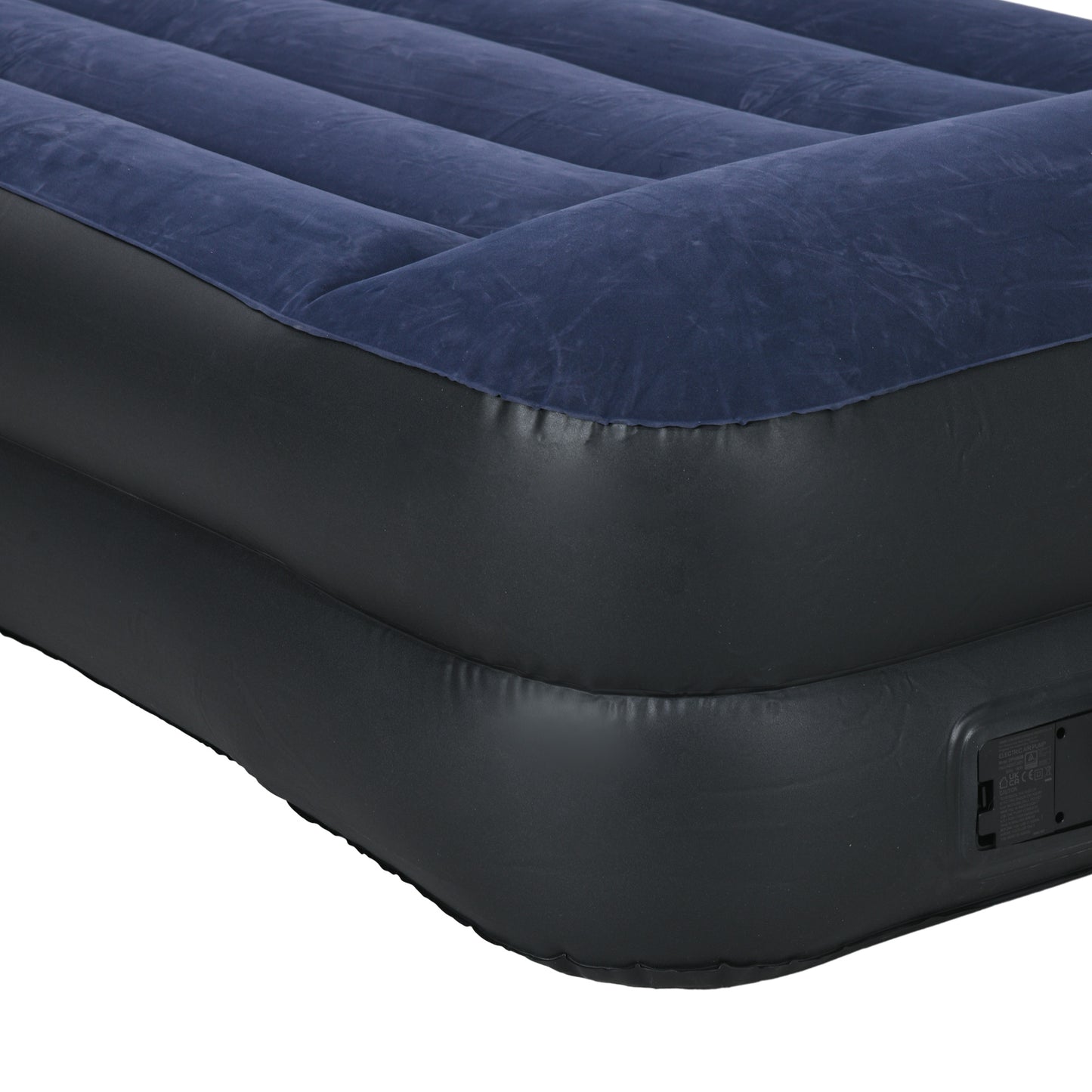 Outsunny Queen Air Bed with Built-in Electric Pump and Integrated Pillow