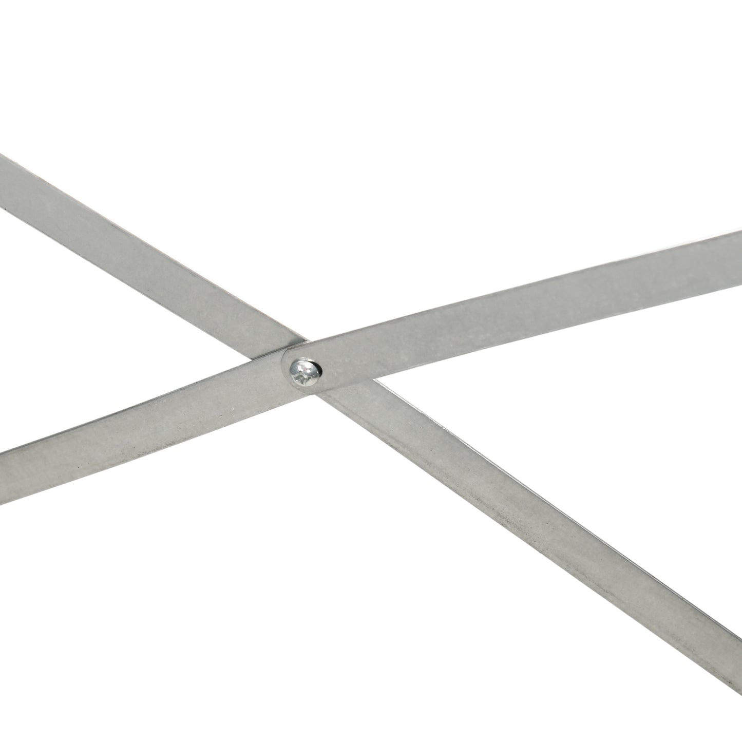 Outsunny Raised Beds for Garden, Galvanised Steel Outdoor Planters with Multi-reinforced Rods, 180 x 90 x 59 cm, Grey