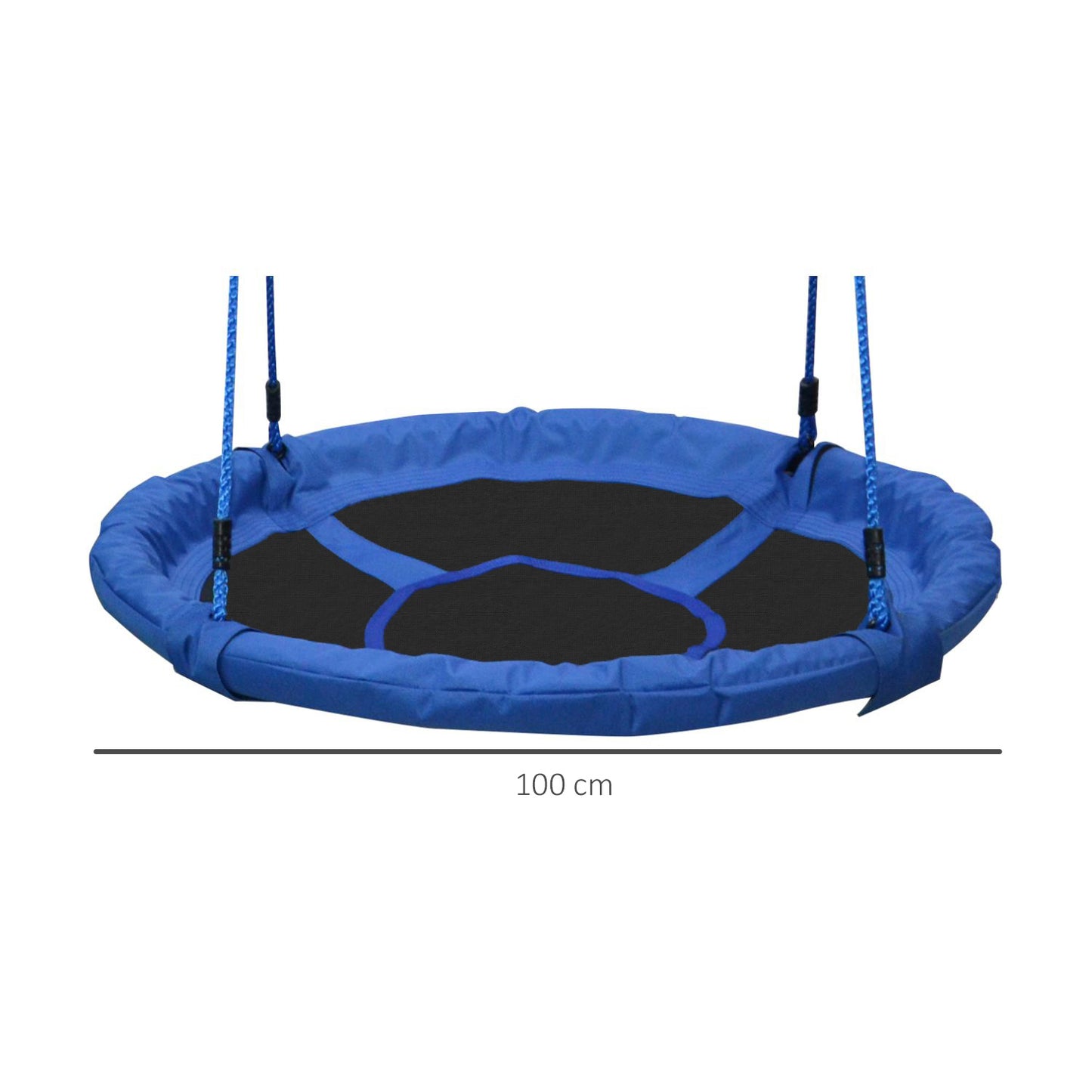 Kids Round Tree Swing 100cm-Blue