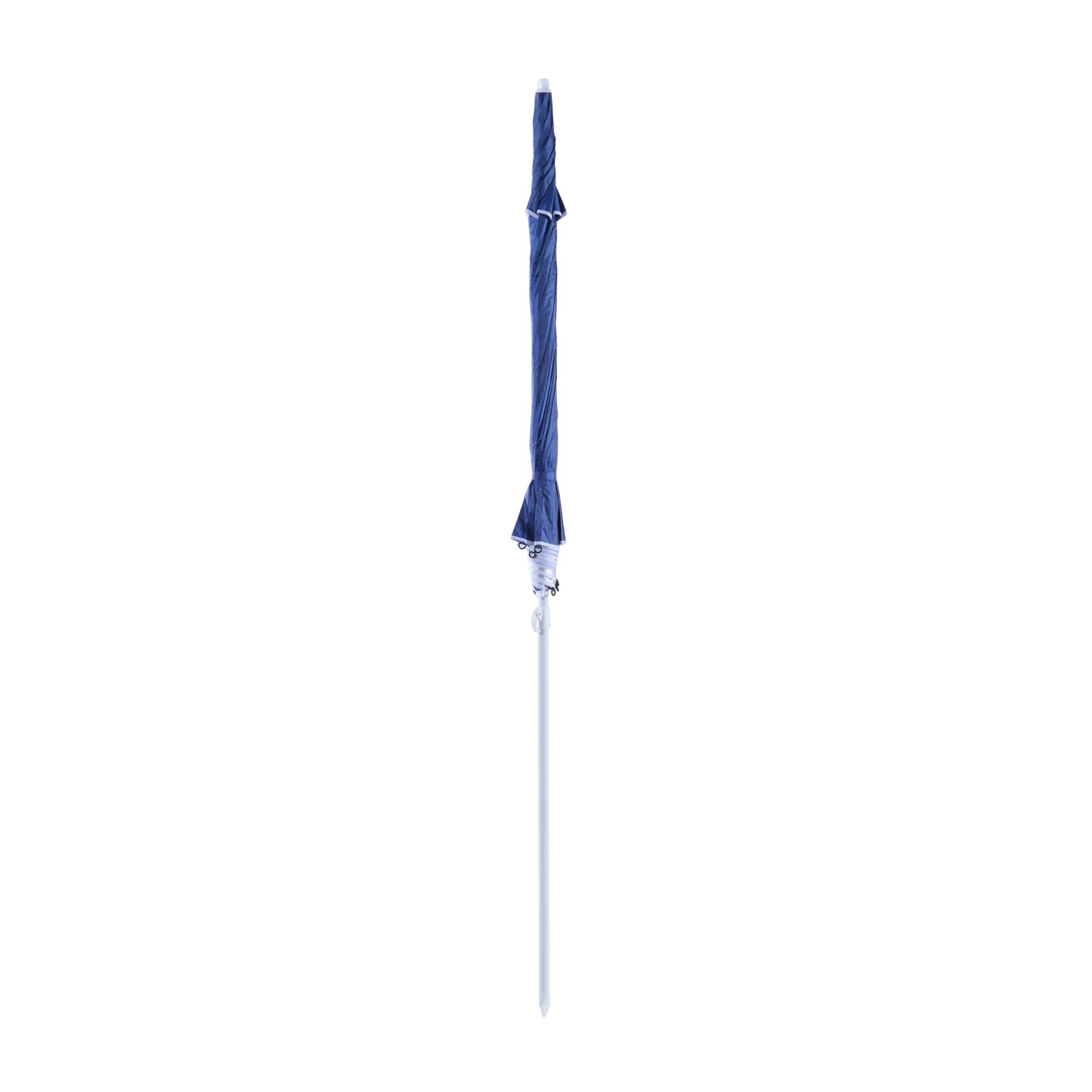2 Metra Beach Sport Umbrella Parasol-Coated Blue Polyester/Steel