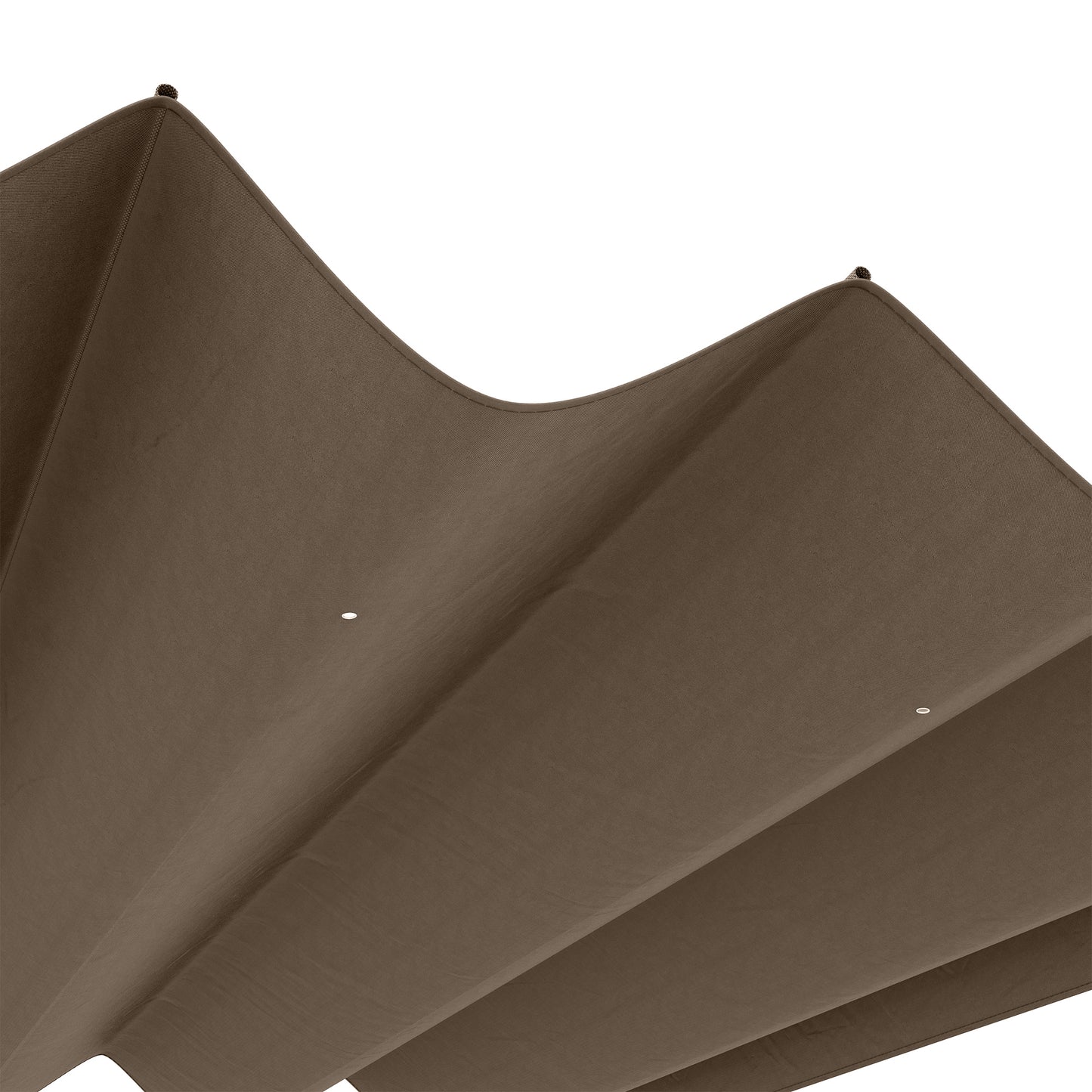 Outsunny Pergola Roof, Retractable Sun Shade Cover for 3 x 2.15m Pergola, UV30+ Protected, Coffee