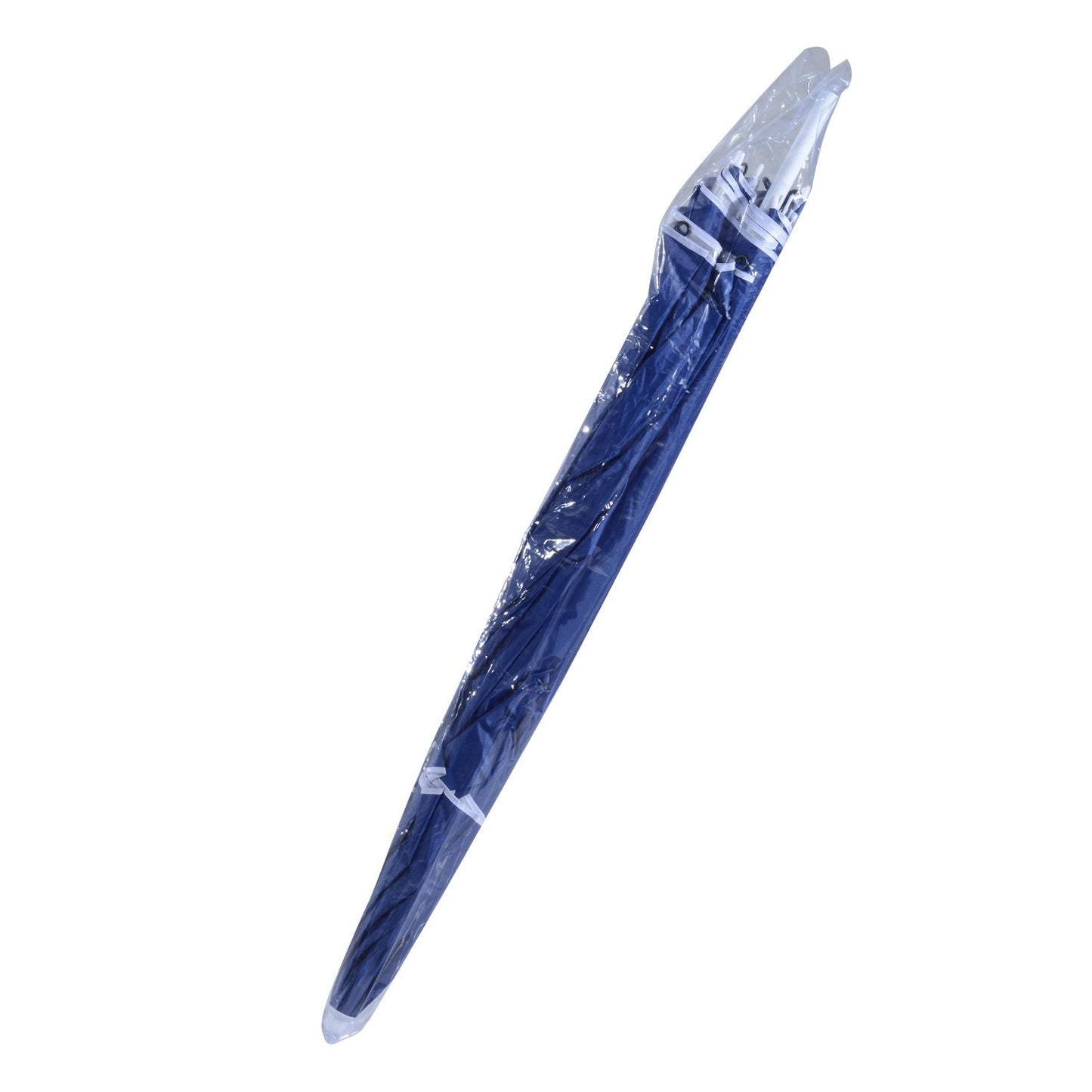 2 Metra Beach Sport Umbrella Parasol-Coated Blue Polyester/Steel