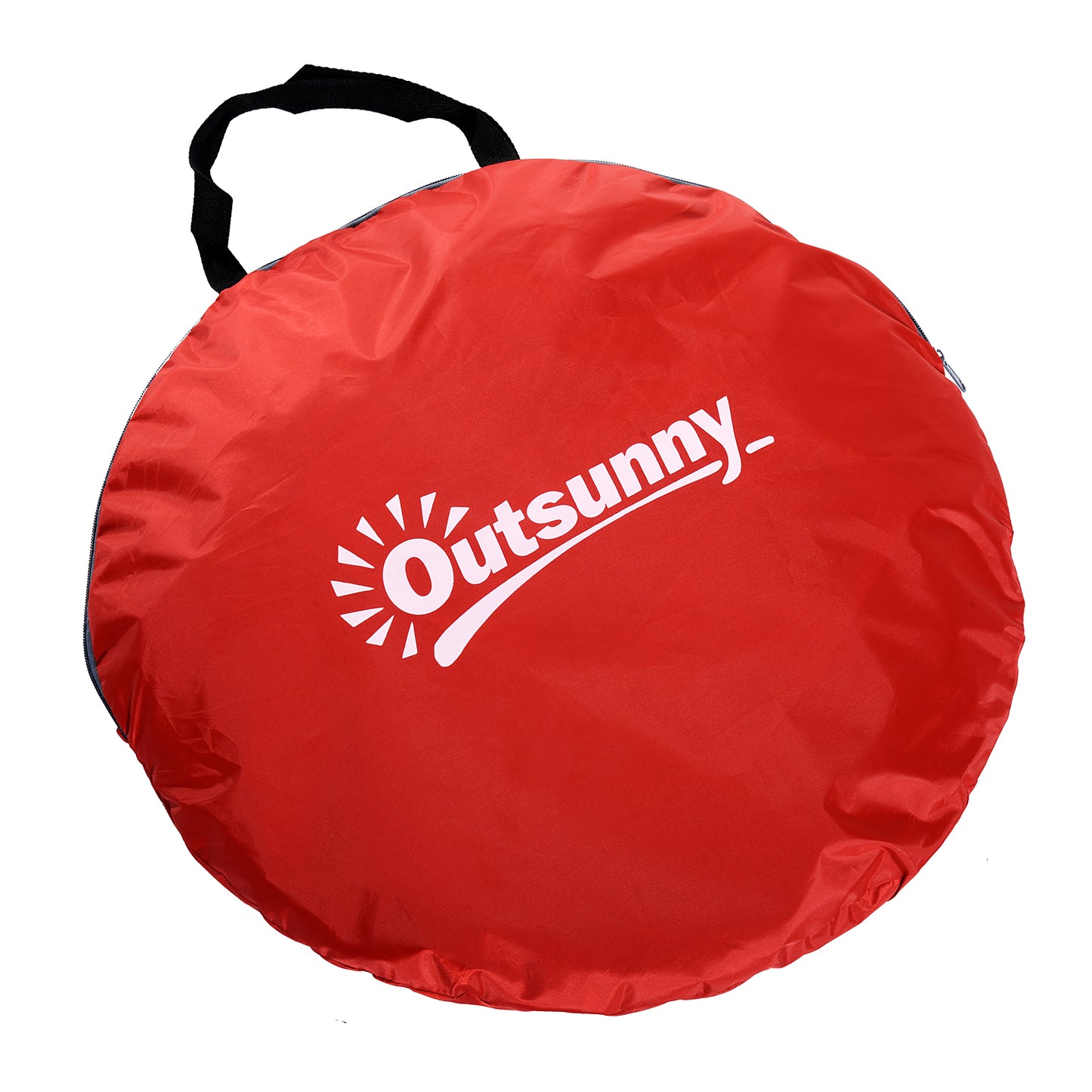 Outsunny Pop-up Portable Beach Hiking UV Protection Patio Sun Shade Shelter Tent for 2-3 Person-Red