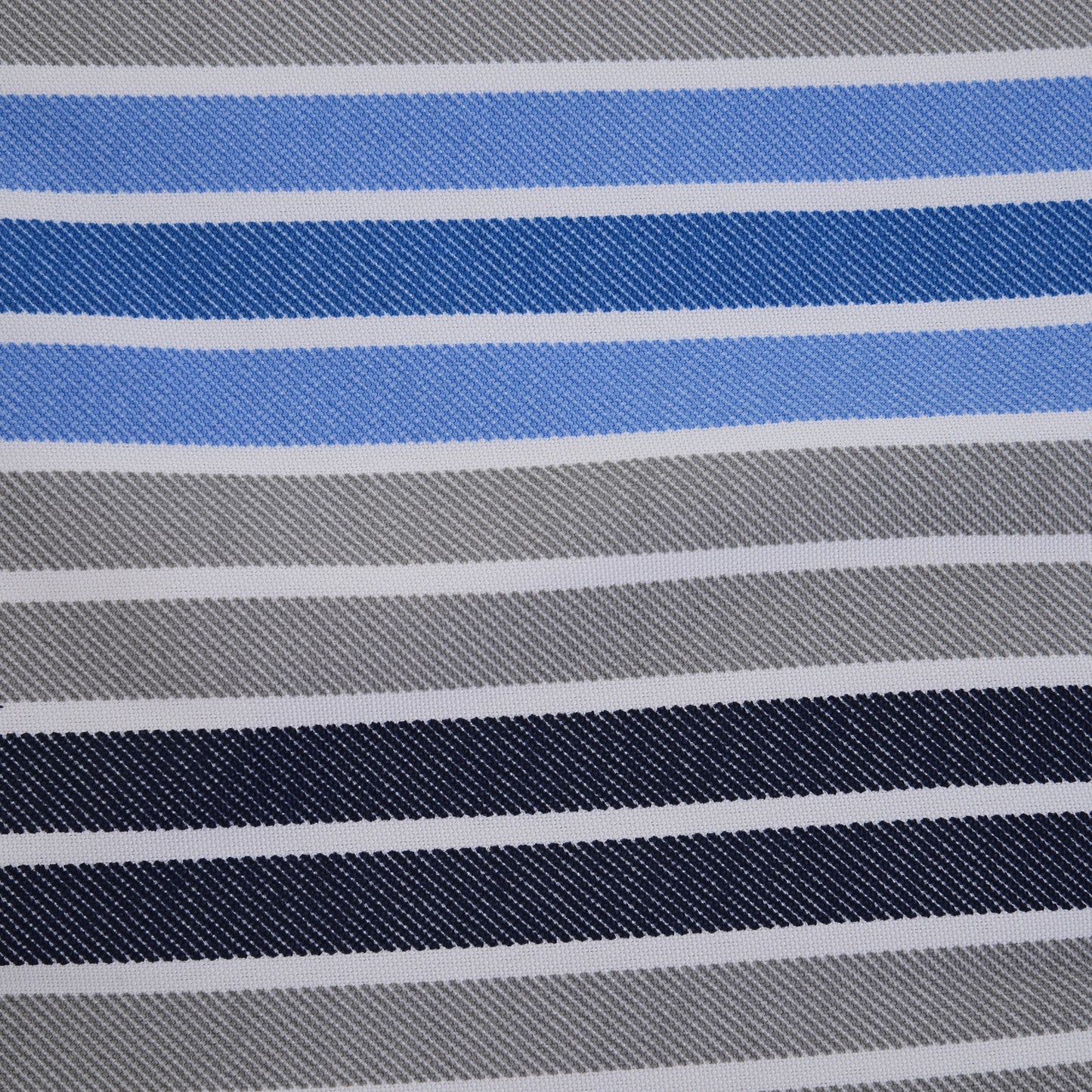 Outsunny Set of 2 Outdoor Garden Patio 2-3 Seater Bench Swing Chair Cushion Seat Pad Mat Replacement 120L x 50W x 5T cm - Blue Stripes