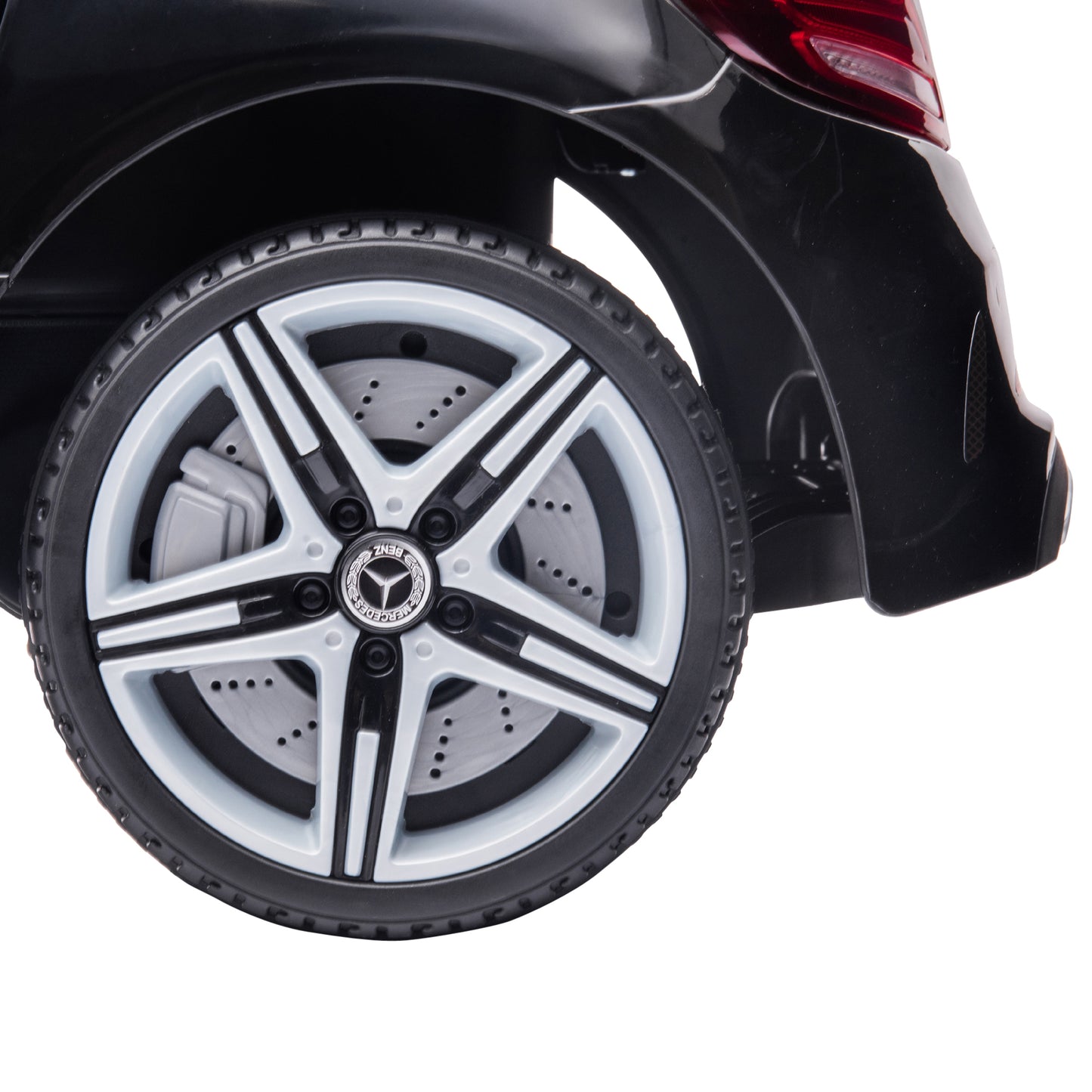 AIYAPLAY Mercedes Benz SLC 300 Licensed 12V Kids Electric Ride On Car with Parental Remote Two Motor Music Light Suspension Wheel for 3-6 Years Black