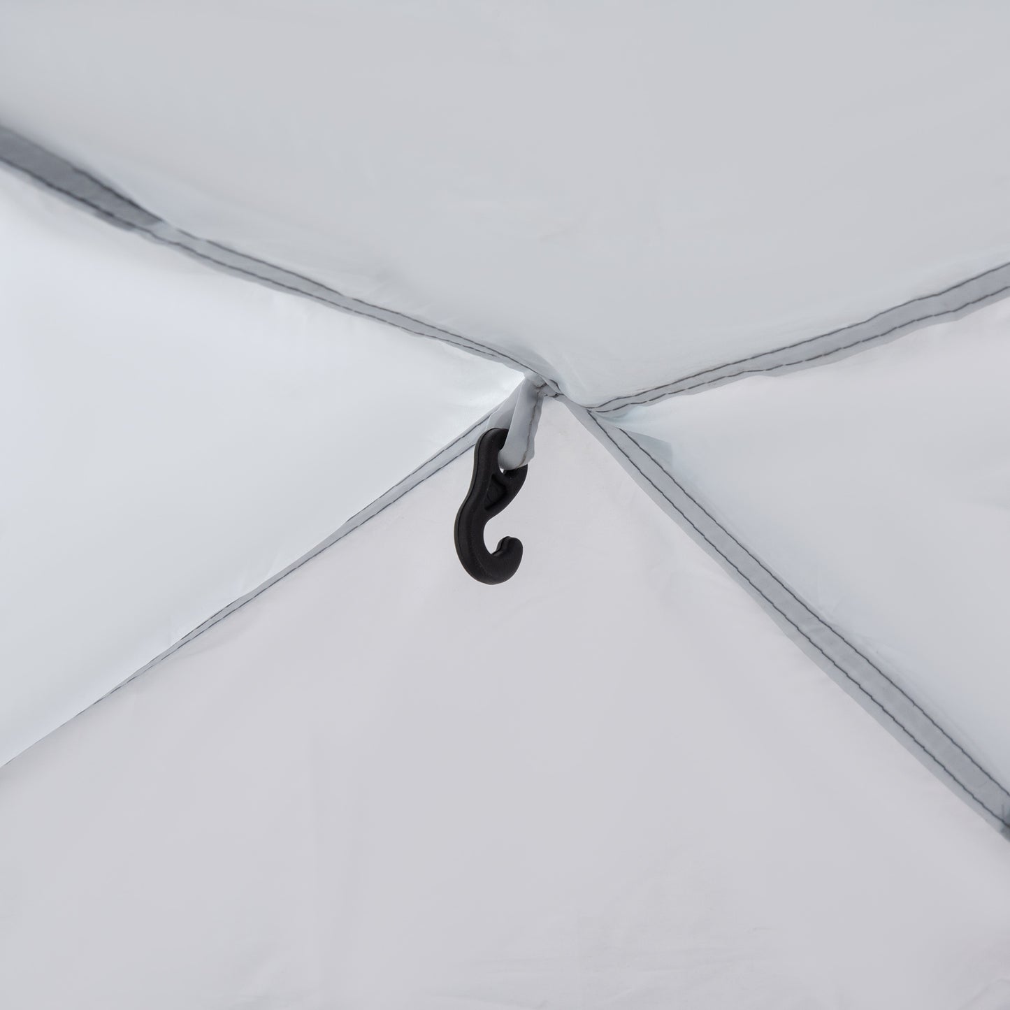 Outsunny Dome Tent for 6-8 Person, Camping Tent with 4 Zipped Mesh Doors, Removable Polyester Cloth, Lamp Hook, Portable Carry Bag, White and Blue