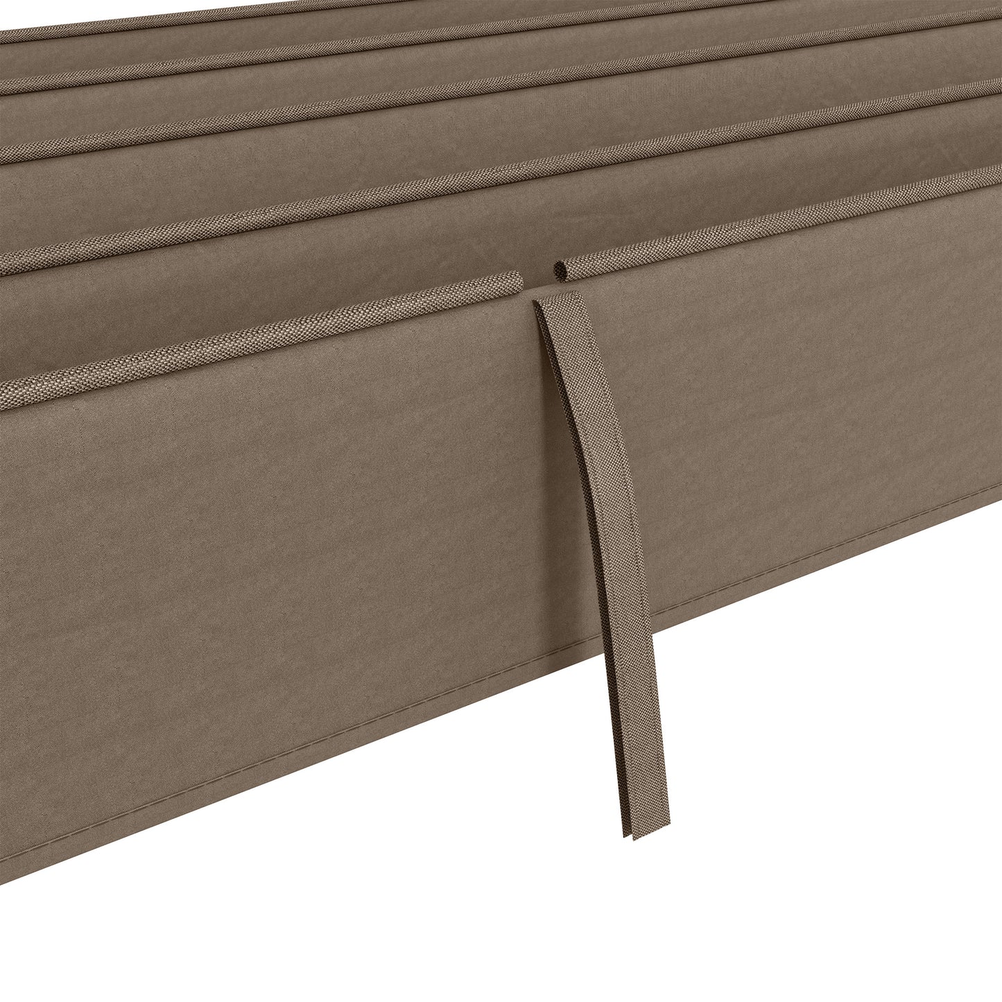 Outsunny Pergola Roof, Retractable Sun Shade Cover for 3 x 2.15m Pergola, UV30+ Protected, Coffee