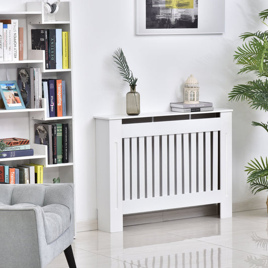 Minimalist Contemporary Radiator Covers MDF Radiator Cover 112x81x19cm White