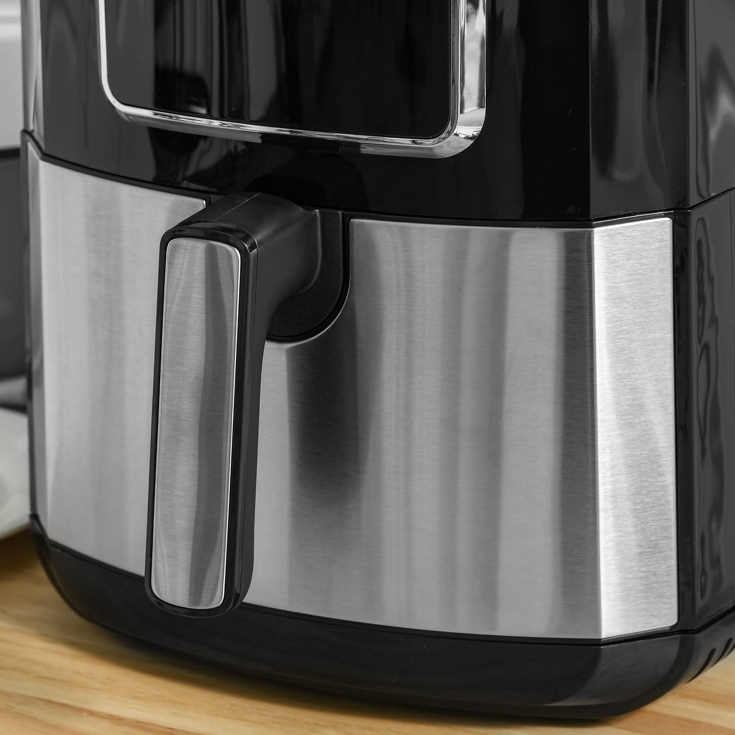 Air Fryer 1700W 6.5L Air Fryers Oven with Digital Display, Rapid Air Circulation, Adjustable Temperature, Timer and Nonstick Basket Black