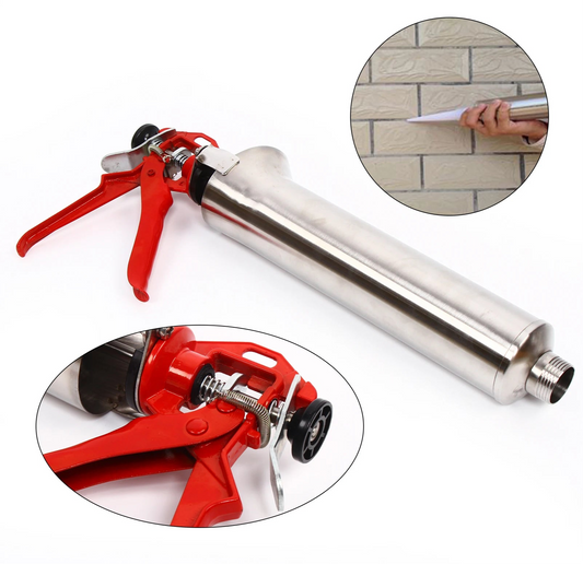 Grouting Mortar Sprayer Applicator Tool Cement Pointing Lime Wall Sewing Gun With 2 Plastic Nozzles