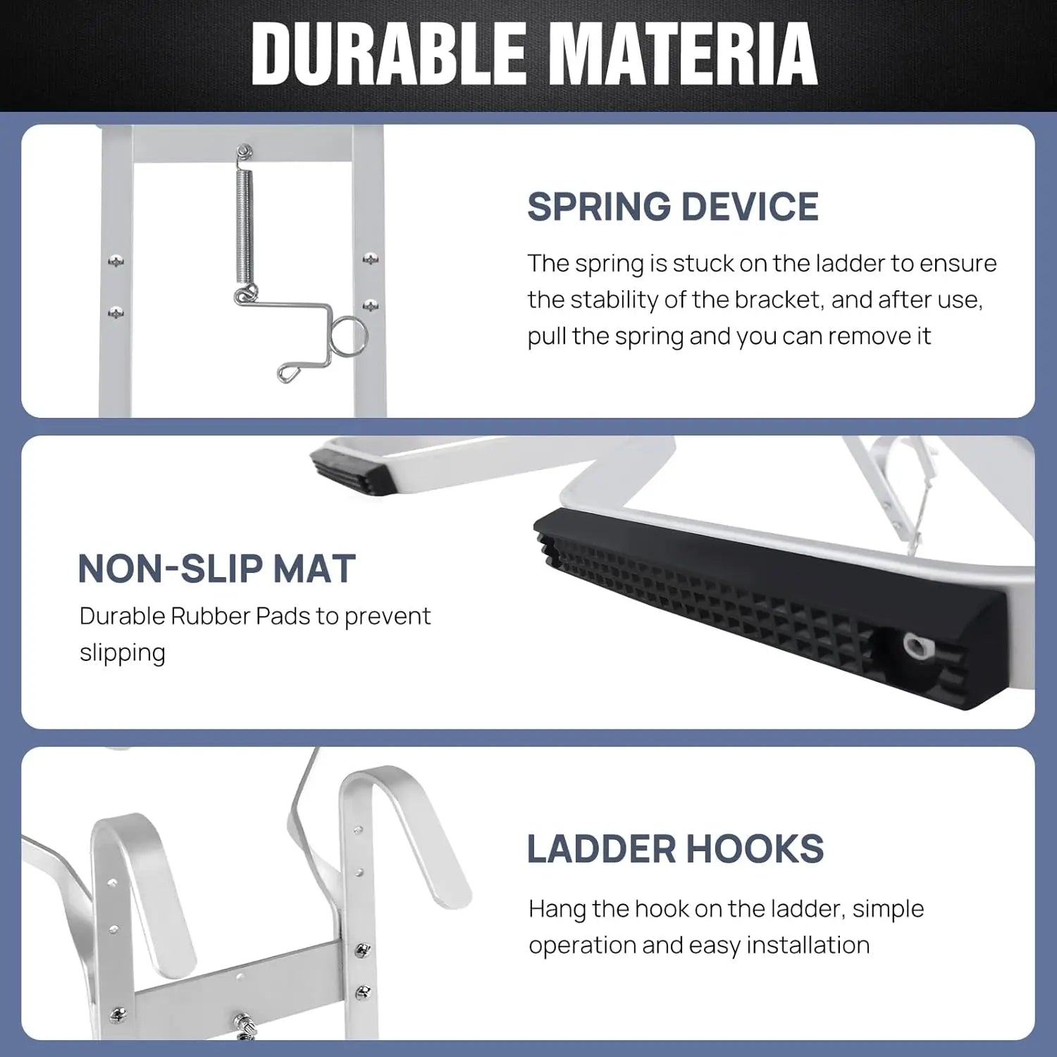 'V' , 'I' Type Ladder Stand Off, Roof Ladder Straight Ladder Combination Ladder Ladder Standoff Ladder Accessory Kit