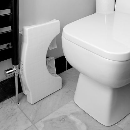 Pukkr Squatting Folding Toilet Stool with Non-Slip Feet | Doctor-Recommended Squat Position | Constipation IBS Haemorrhoids | Child Toilet Transition | Folds Flat 41x25x9cm | 2-Year Warranty