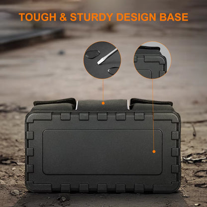 Heavy-Duty Tool Kit 16-Pocket Durable Thickened Oxford Cloth Portable Toolbox Organiser Storage Yellow / Black Bag