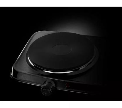 Russell Hobbs 15199 Mini Hob | 2-Plate Tabletop Hob | 1500W & 750W Independent Plates | Variable Heat Control | Neon Indicator | Stainless Steel | Portable Camping Holiday