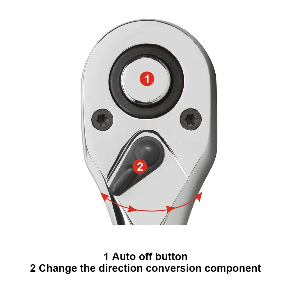 108 Piece Ratchet Socket Wrench Set Car Repair Tool Torque Wrench Combo Kit 1/4 1/2 Ratchet Spanner Screwdriver Bits Hand Tools