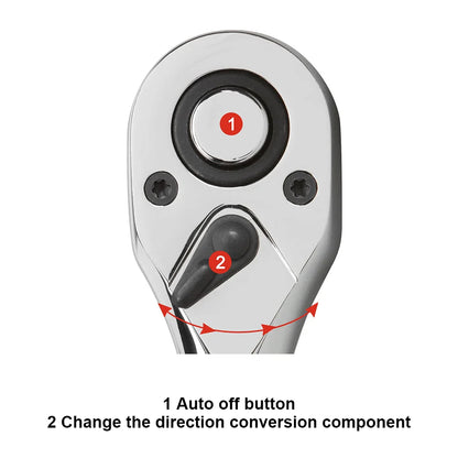 108 Piece Ratchet Socket Wrench Set Car Repair Tool Torque Wrench Combo Kit 1/4 1/2 Ratchet Spanner Screwdriver Bits Hand Tools