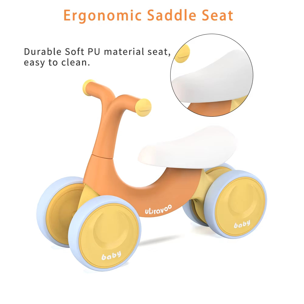 UBRAVOO Baby Balance Bike Toys, Baby Walker, Toddler Balance Bike 10-36 Month Ride on Toy