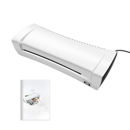 A4/A5/A6 Thermal Laminating Machine Compact Lightweight A4 Laminator With Hot and Cold Settings, 3-4 Min Quick Warm-Up