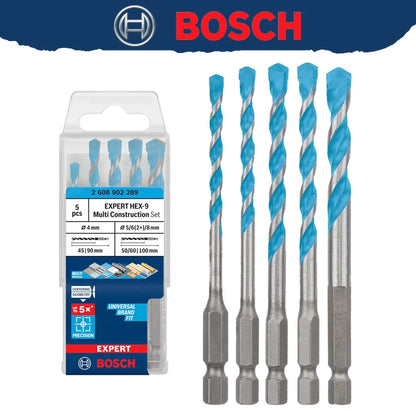 BOSCH 2608902289 EXPERT HEX-9 Multi Construcion Drill Bit Set Hexagon Shank High Precision Drilling Widely Used Tool Attachments